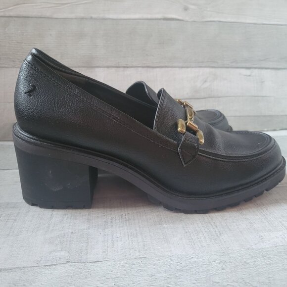 Zodiac Womens Gemma Loafers Size 10 Black Leather - Picture 1 of 7